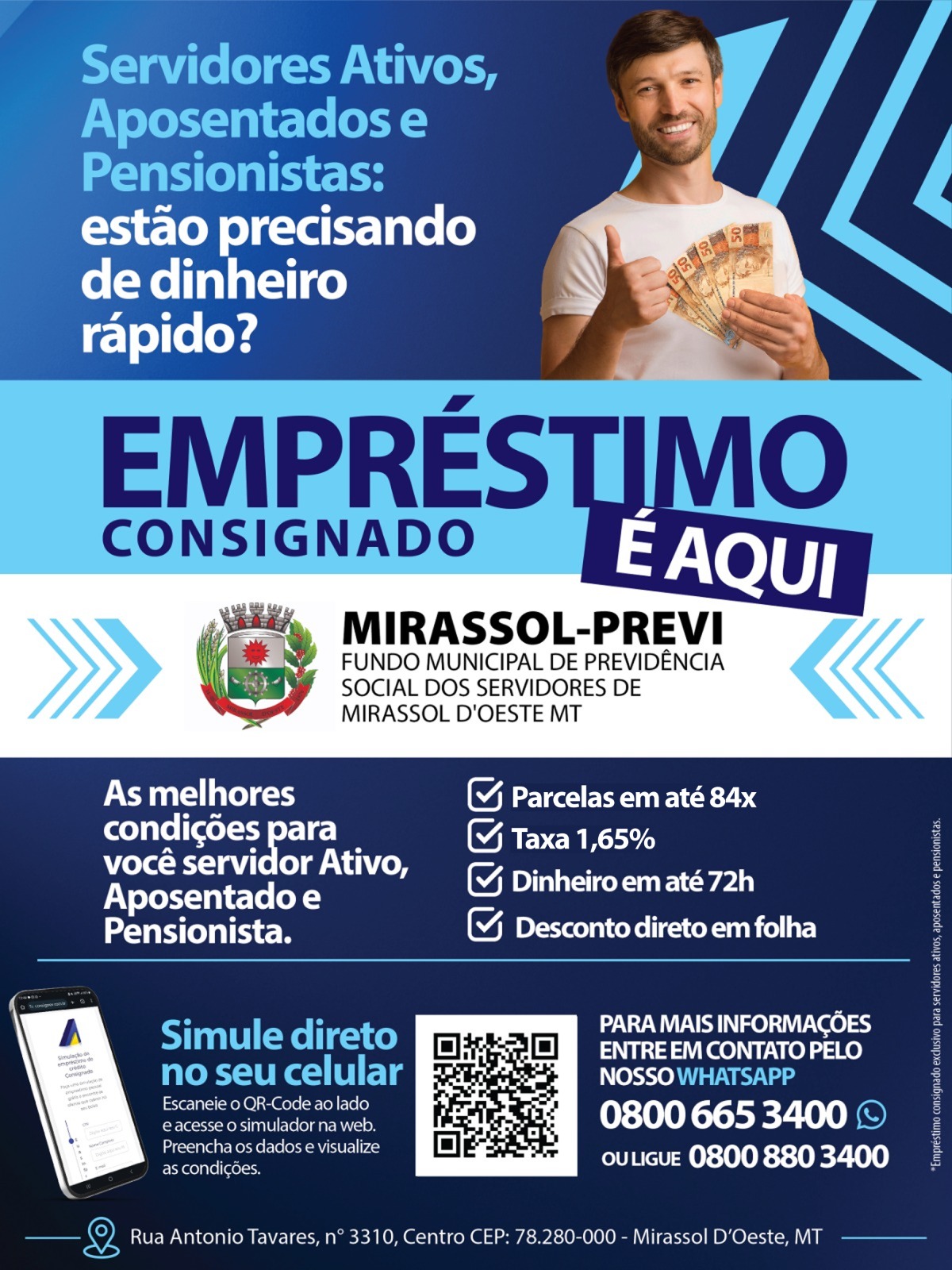 Consignado — contatos para contratação